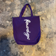 Load image into Gallery viewer, &quot;444&quot; Grocery Tote Messenger Laptop Bag (Purple)
